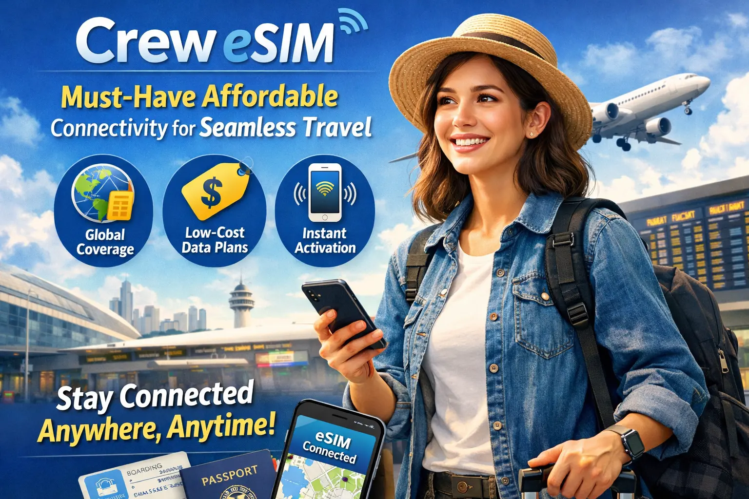 Crew eSIM: Must-Have Affordable Connectivity for Seamless Travel