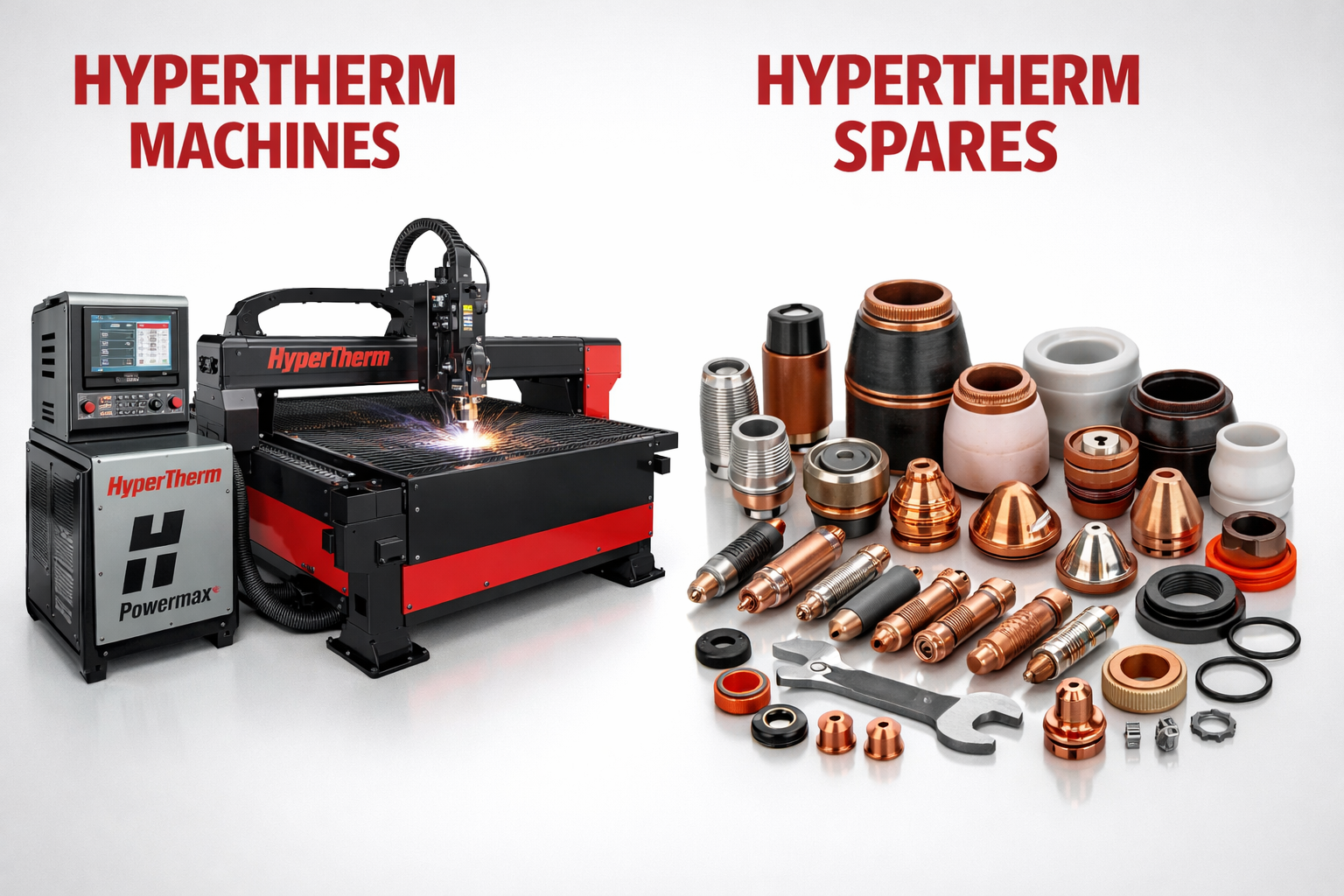 How Do Hypertherm Spares Help Improve Cutting Performance?