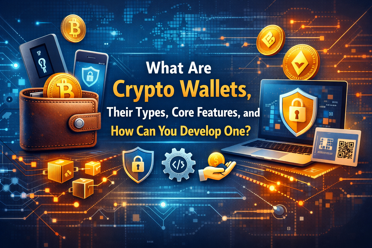 What Are Crypto Wallets, Their Types, Core Features, and How Can You Develop One?