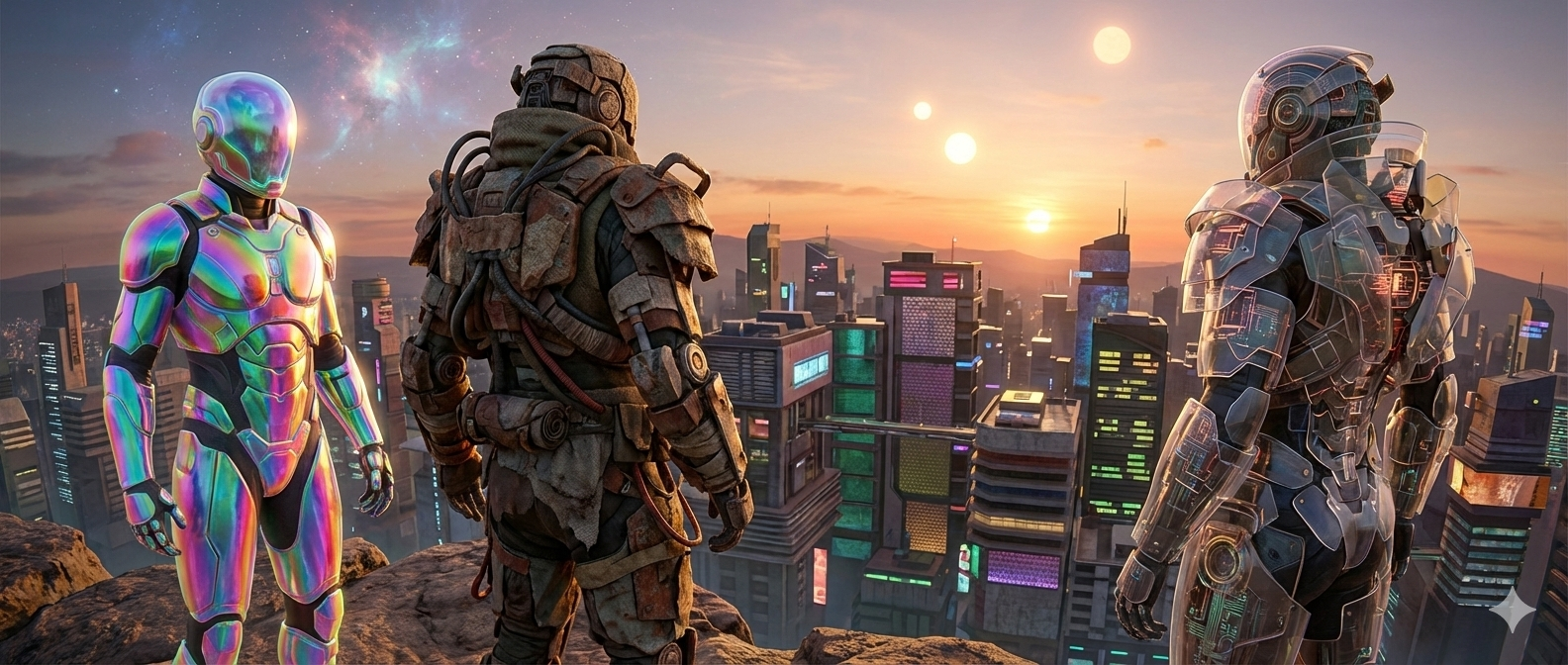 How Color, Texture, and Layers Shape Sci-Fi Character Design