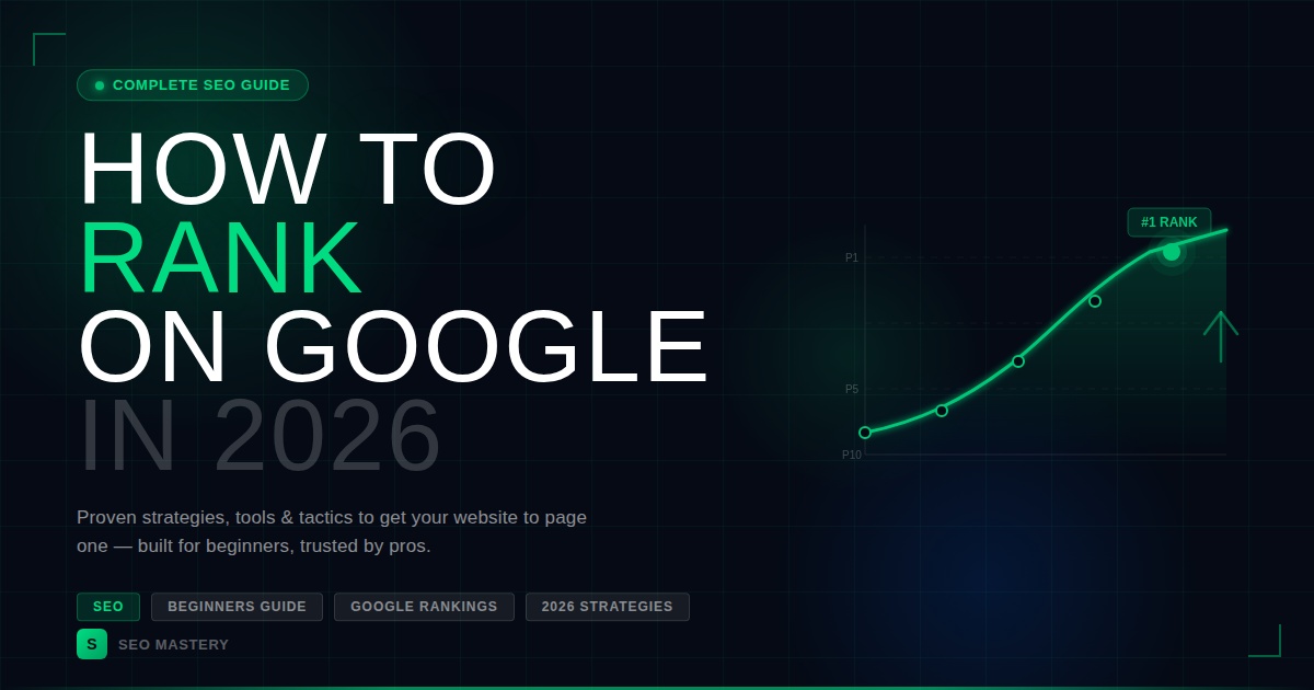 How to Rank on Google in 2026: A Complete SEO Guide for Beginners